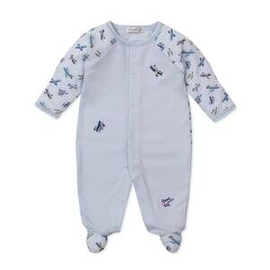 NEW KISSY KISSY kid's air adventures footie in blue